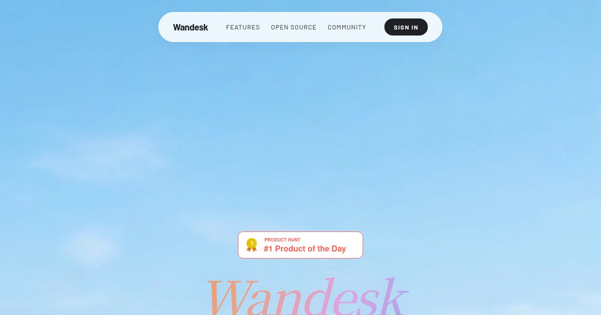 Capture d'écran de Wandesk