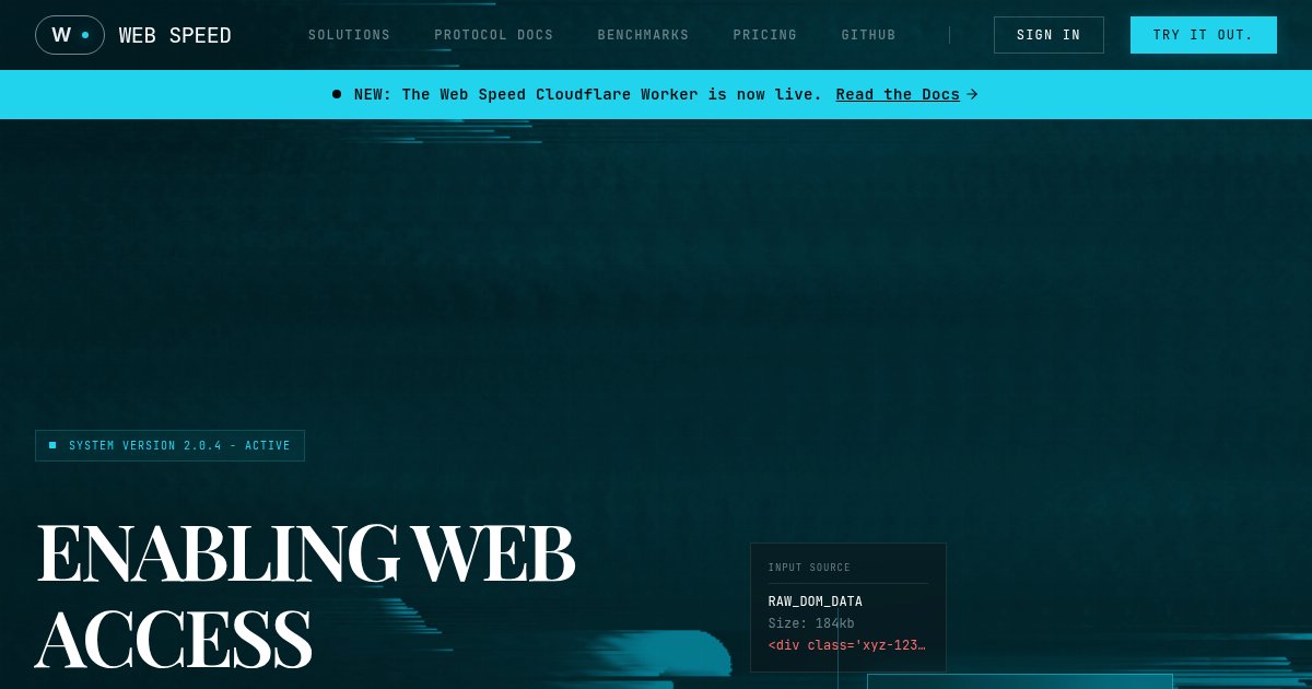 Capture d'écran de Web Speed