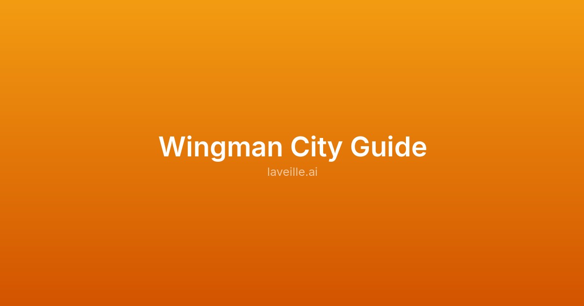 Capture d'écran de Wingman City Guide