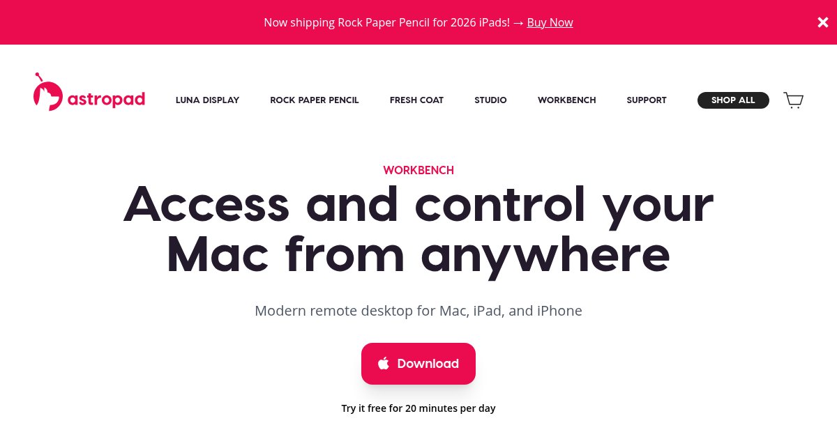 Capture d ecran de Workbench