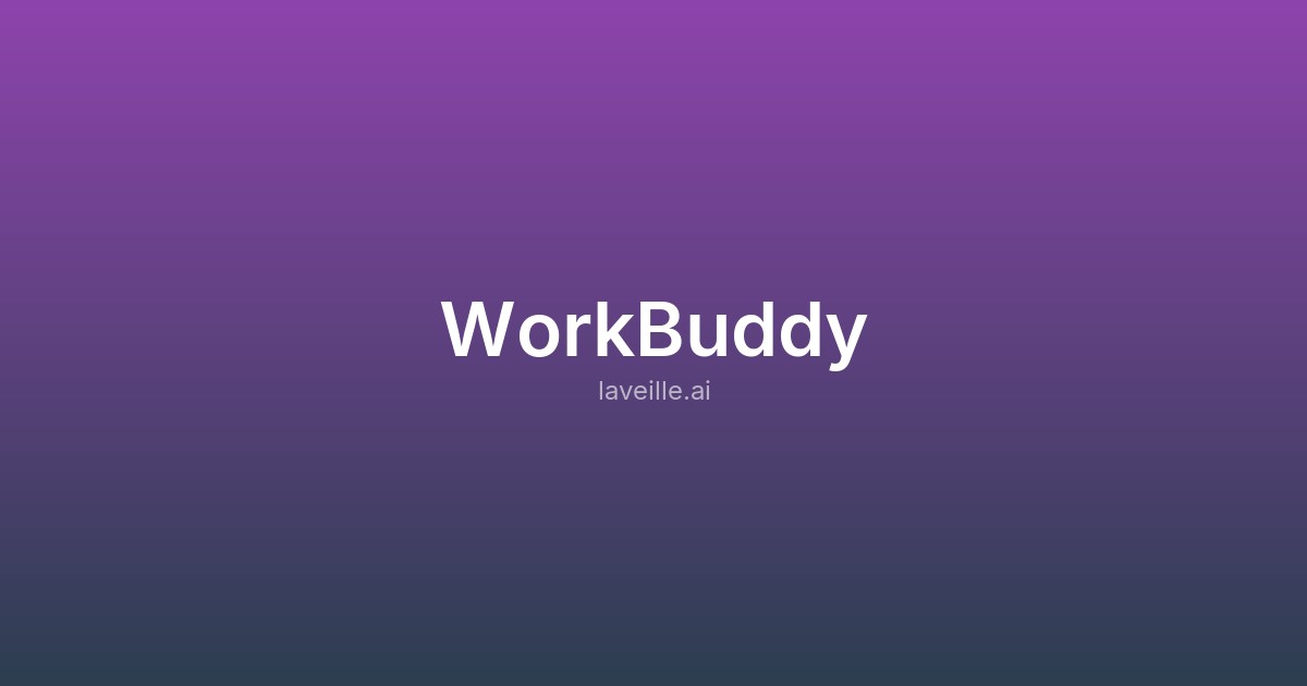 Capture d'écran de WorkBuddy
