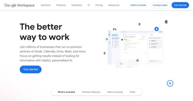 Capture d ecran de Workspace Studio