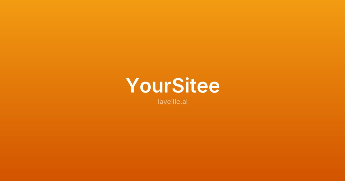Capture d'écran de YourSitee