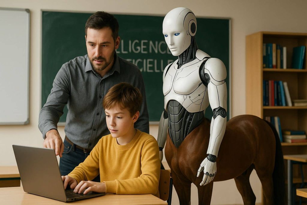 Oubliez l’assistant, formez le centaure : comment faire de l’IA un super-pouvoir pour nos élèves.