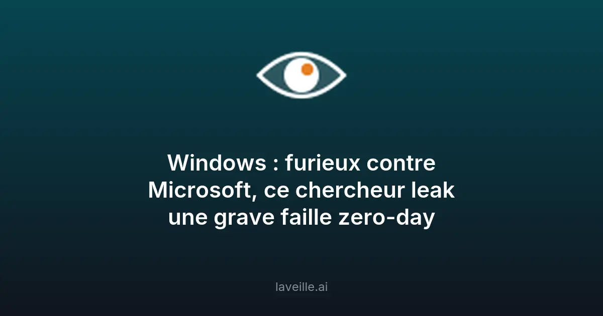 Fuite de la faille BlueHammer : Microsoft en difficulté