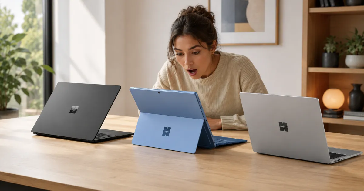 Microsoft lance ses nouveaux Surface dopés à l'IA