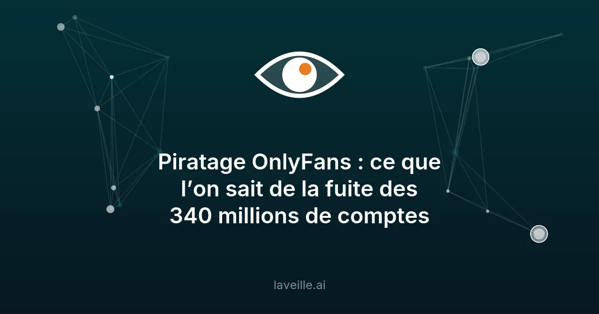 Fuites de données OnlyFans : 340 millions de comptes concernés