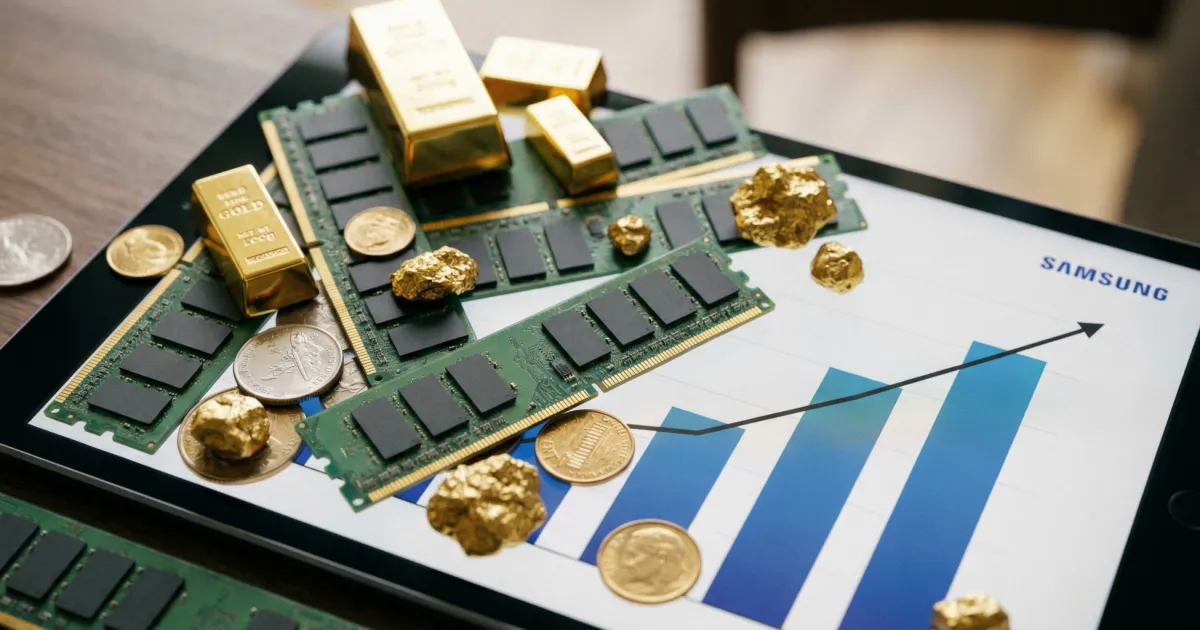 Samsung DRAM : Bénéfice record surpassant Amazon et Meta