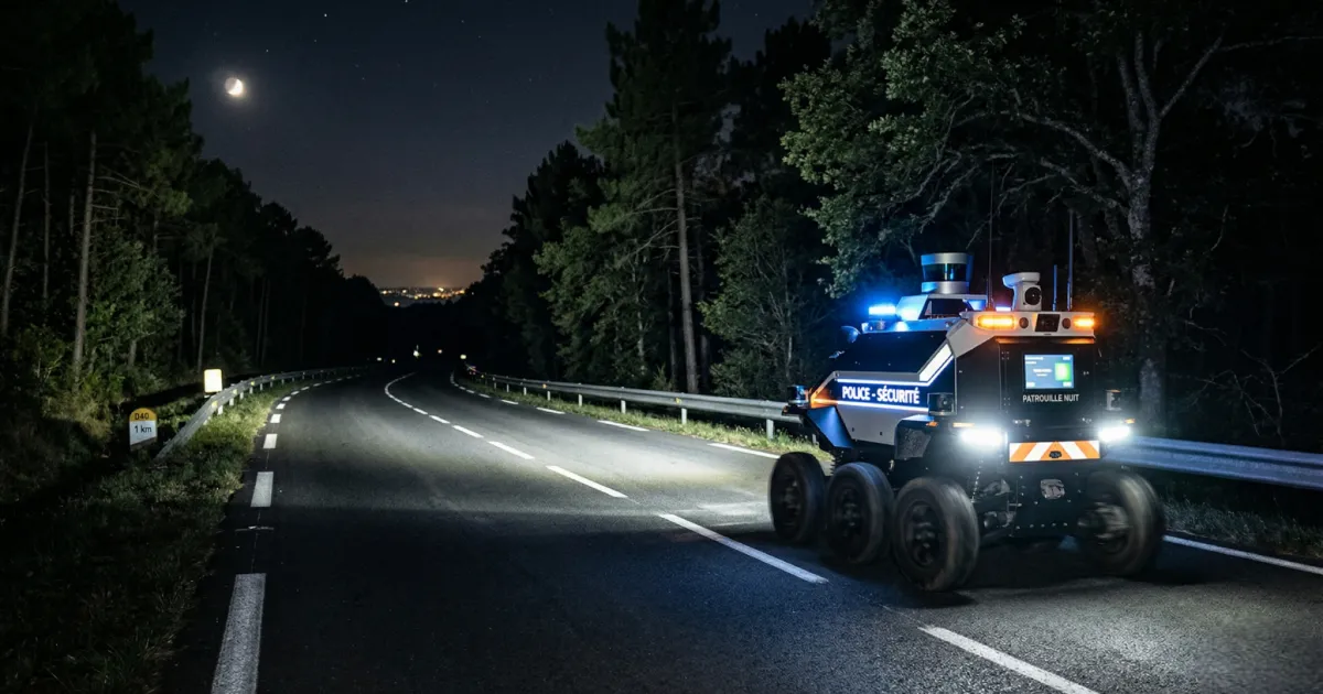 Robots autonomes : la surveillance révolutionnée par une PME française