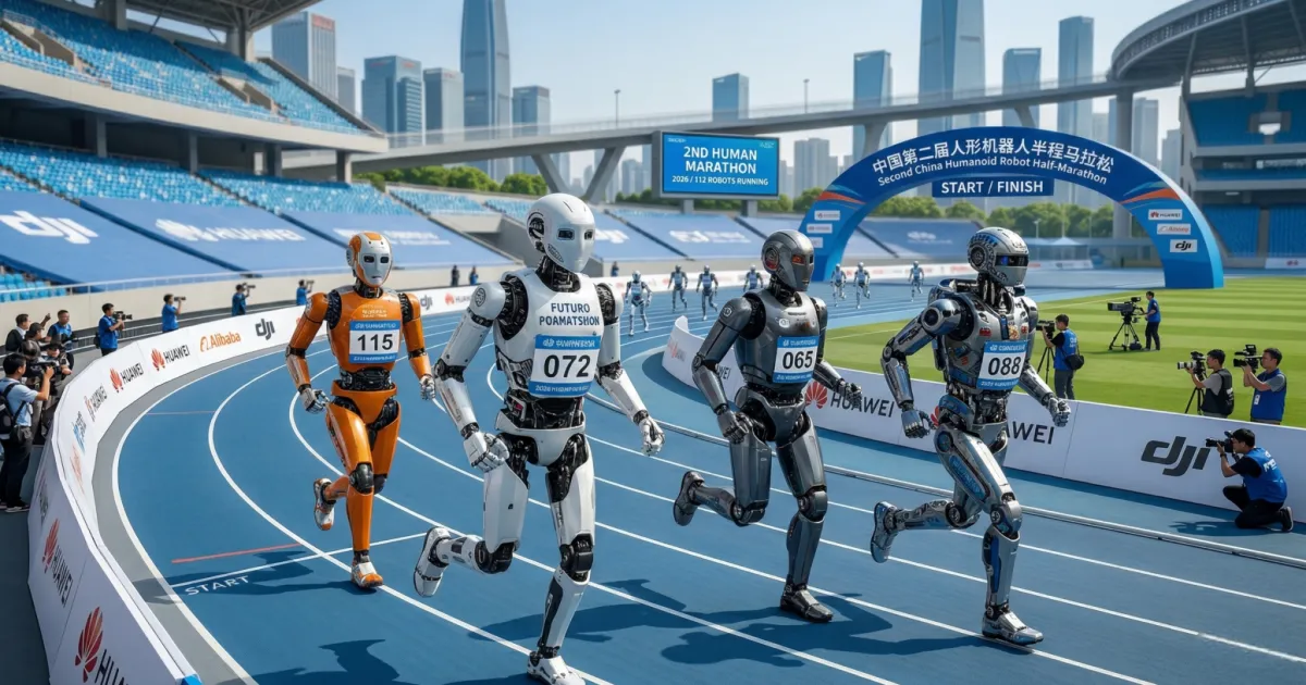 Semi-marathon humanoïde : 70 équipes en compétition à Pékin