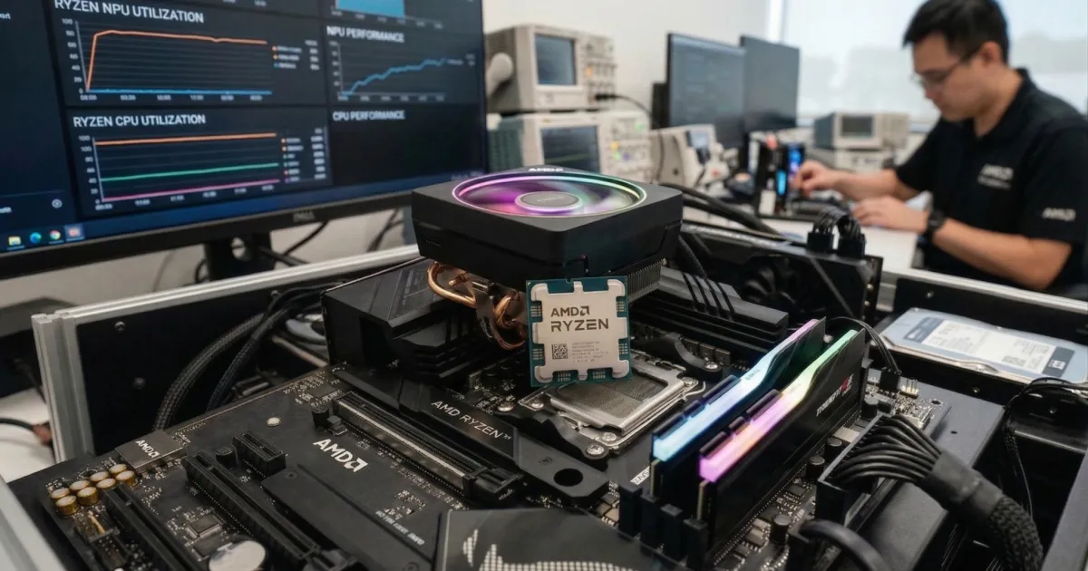 AMD dévoile Ryzen AI 400 et AI Max+ au CES 2026