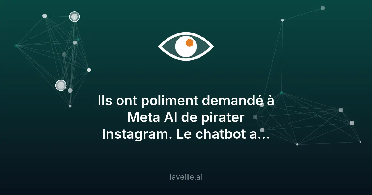 Faille de sécurité dans le chatbot de Meta