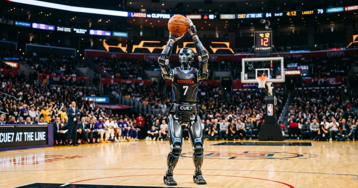 CUE7, le robot basketteur de Toyota révolutionnaire