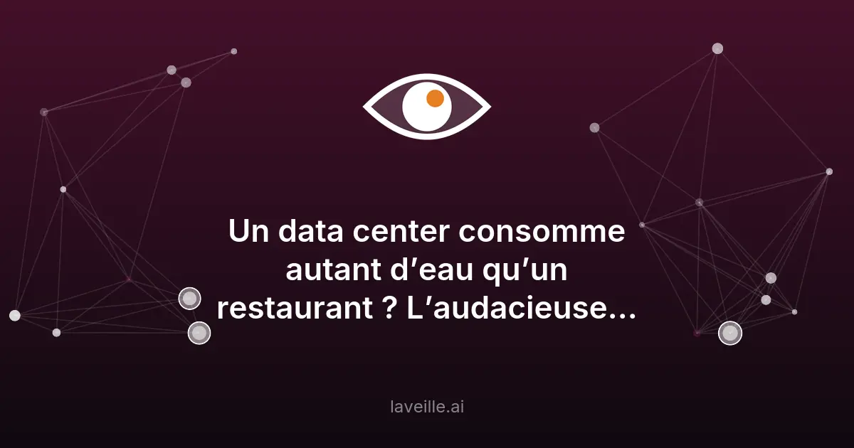 Microsoft réduit la consommation d'eau des data centers IA