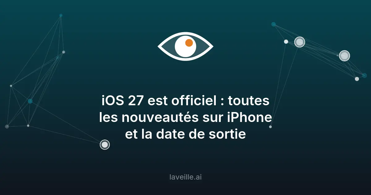 iOS 27 : Apple lance Siri AI et l'édition photo par IA