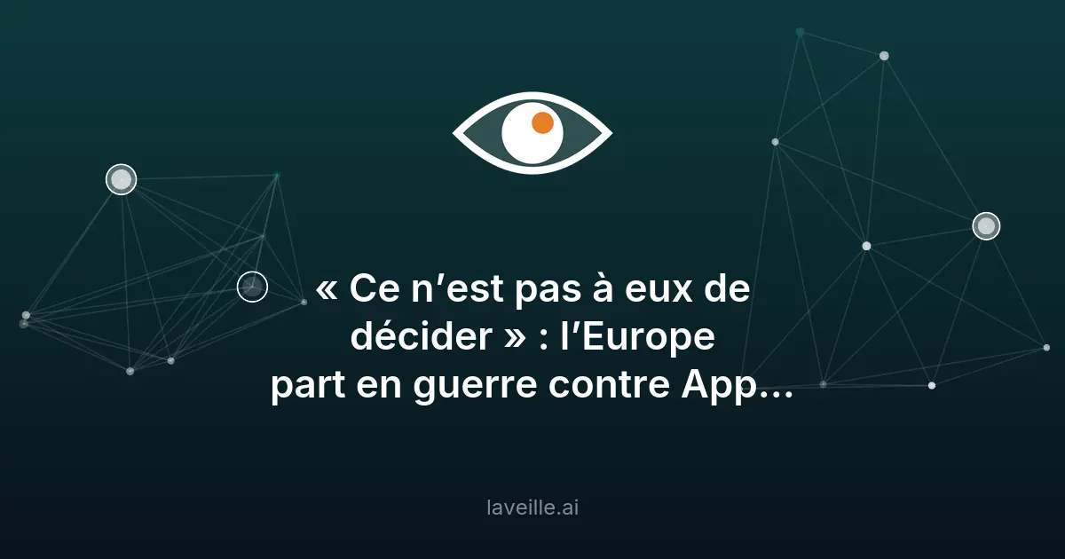 Conflit Apple-UE sur Siri AI : les enjeux du DMA