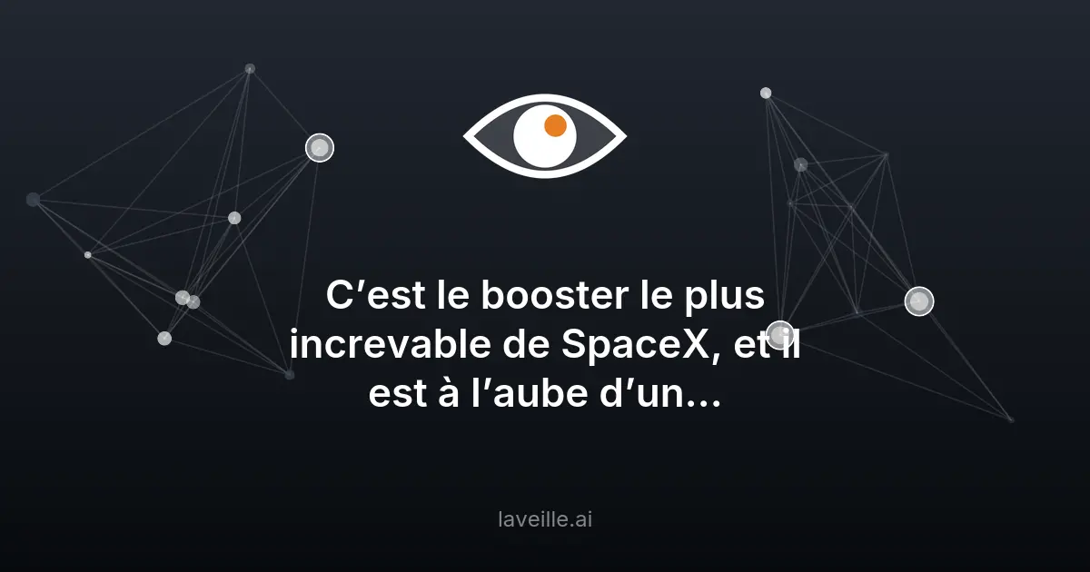 SpaceX : record de vols pour le booster B1067