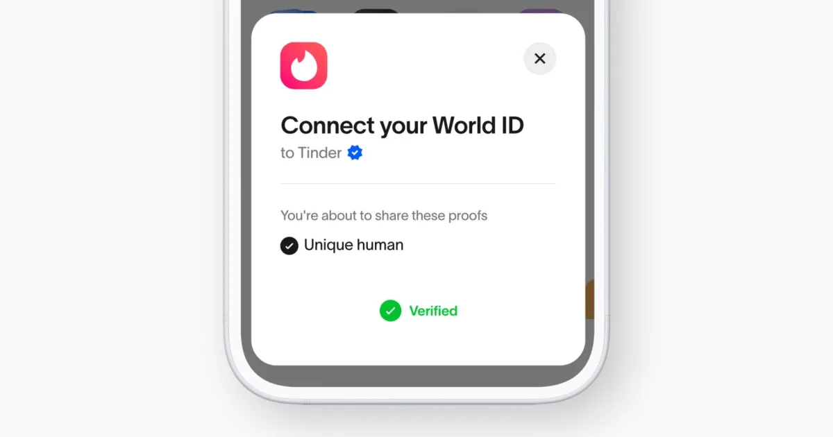 Tinder et World ID : vérification faciale pour boosts gratuits