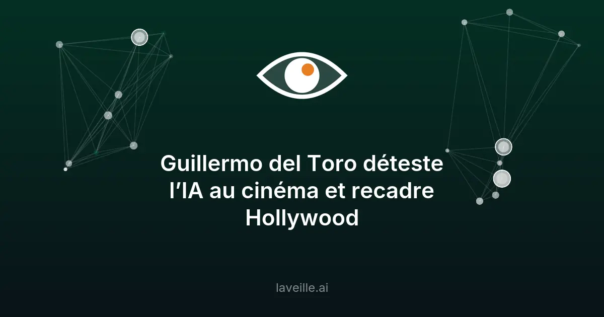 Guillermo del Toro critique l'IA au cinéma