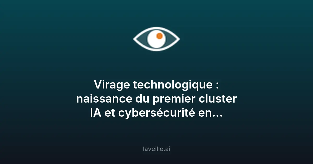 Algérie : premier cluster IA et cybersécurité