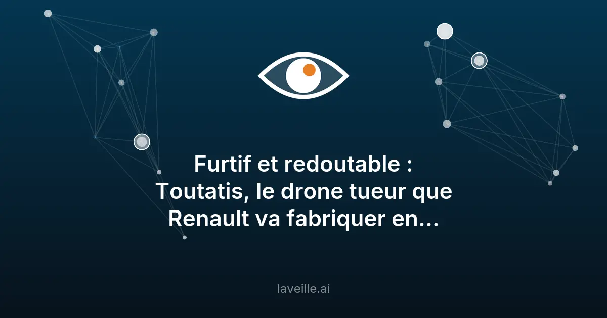 Renault et Thales produiront 1000 drones kamikazes par mois