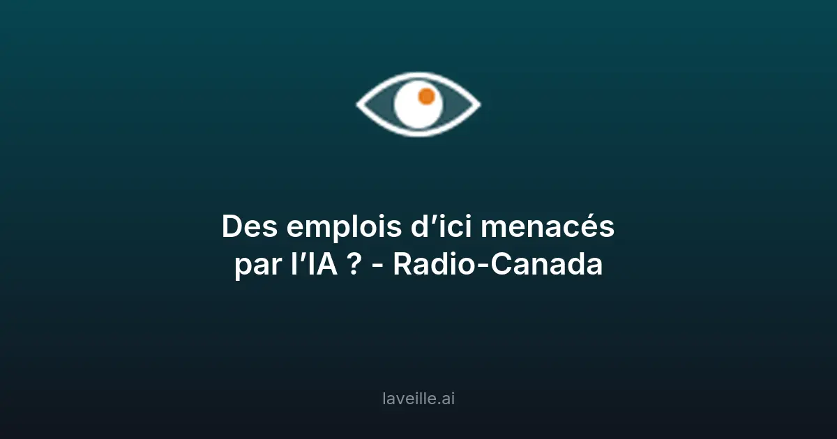 Impact de l'IA sur les emplois locaux