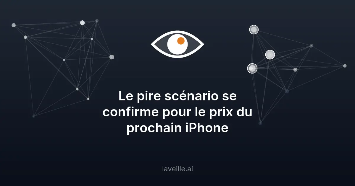 Pénurie de mémoire : hausse des prix des iPhone confirmée