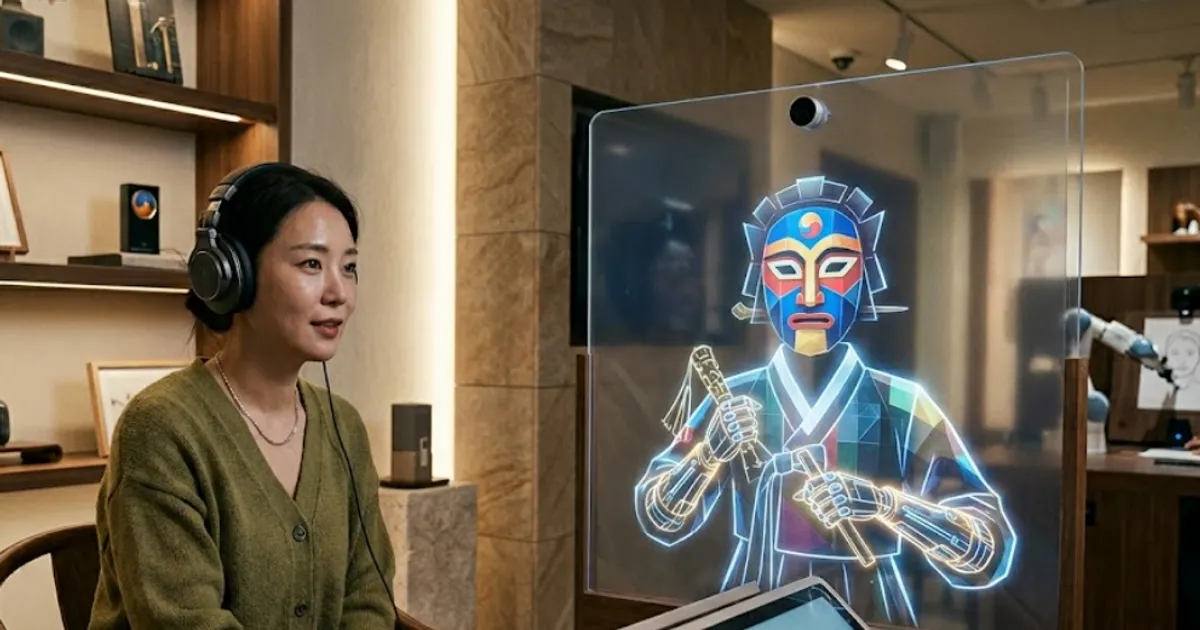 Un robot chaman en IA révolutionne la divination à Séoul