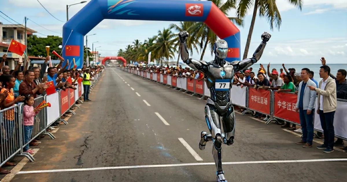 Record battu par un robot chinois au semi-marathon