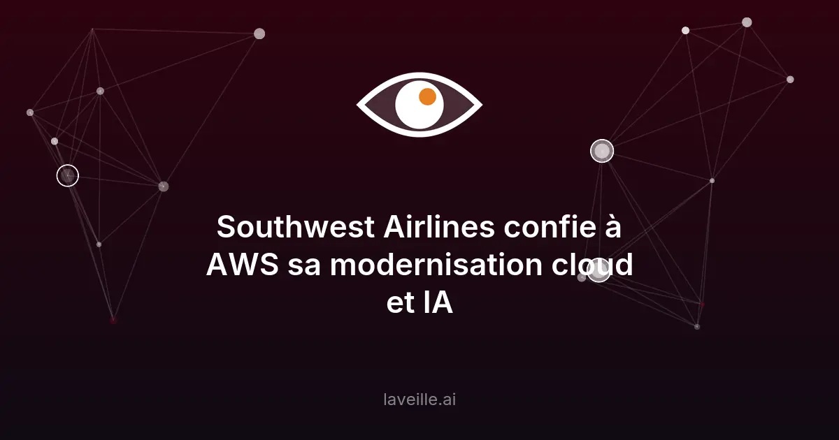 Southwest Airlines migre vers le cloud et l'IA avec AWS