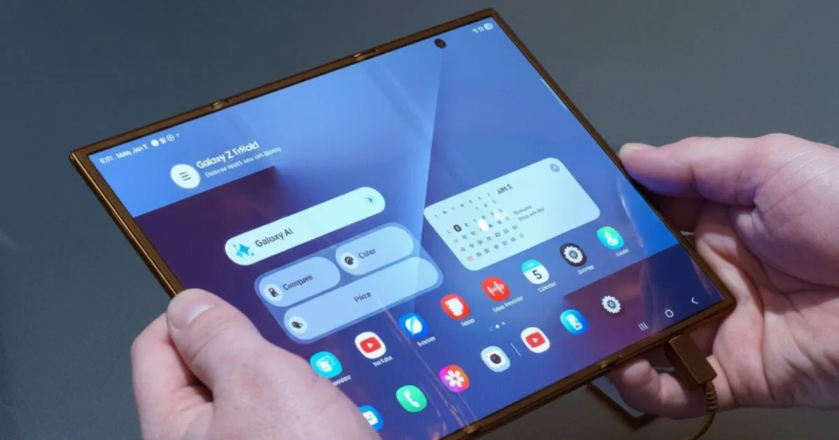 Samsung innove avec une charnière plus fine pour ses smartphones pliants