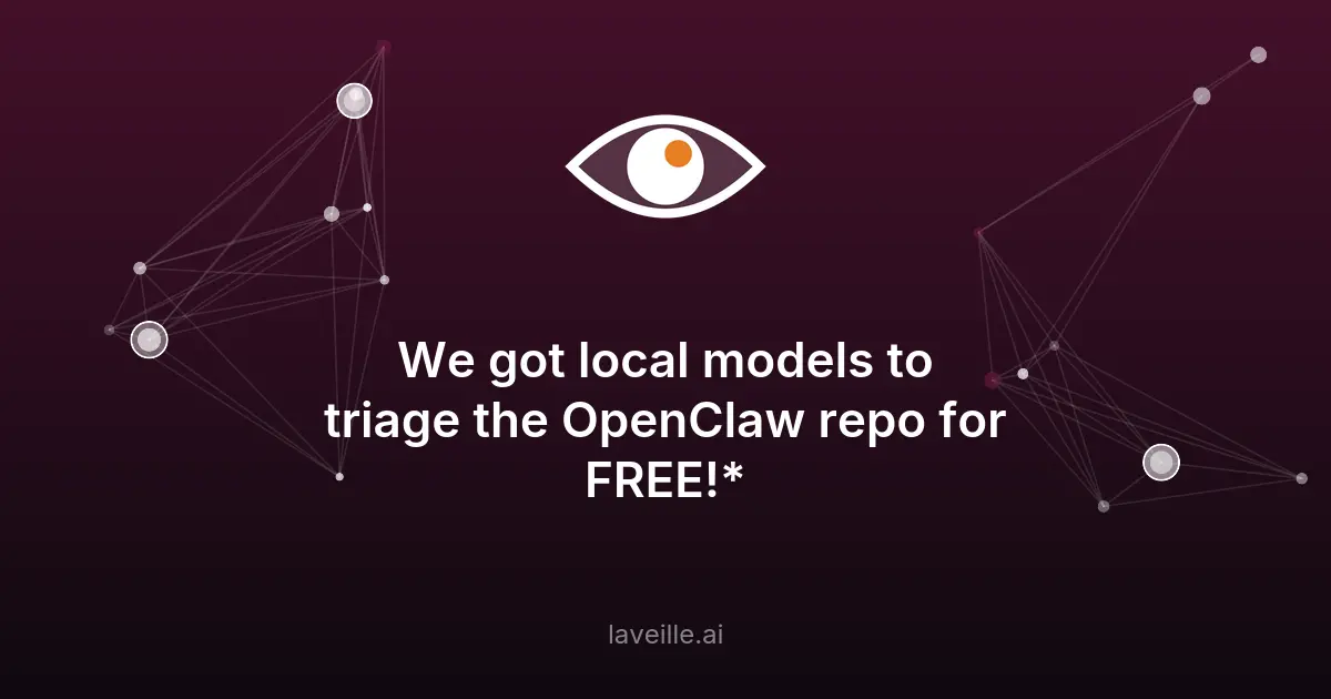 Classer les issues OpenClaw avec des modèles locaux