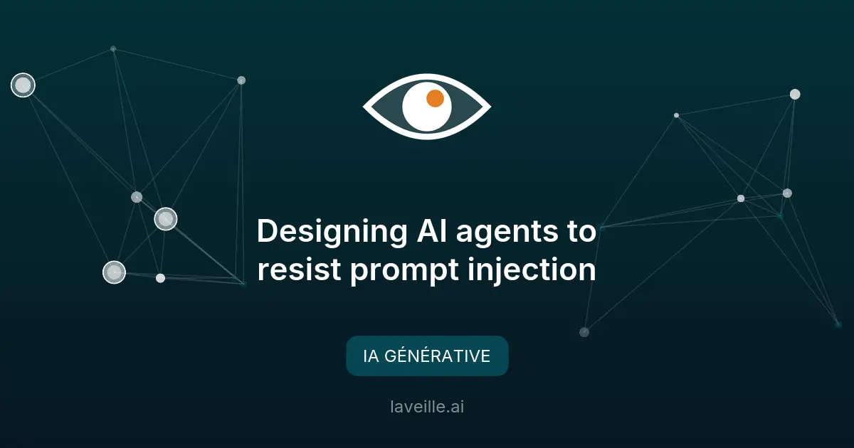 ChatGPT sécurise les workflows IA contre les injections