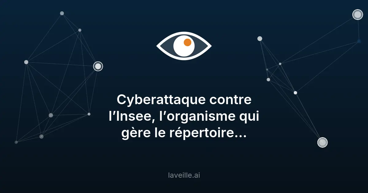 Cyberattaque contre l'Insee : 12 800 personnes touchées