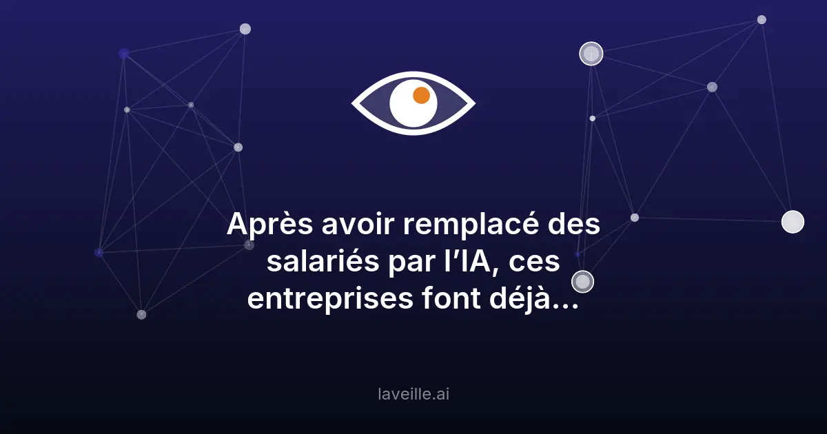 Les entreprises réembauchent après des licenciements liés à l'IA