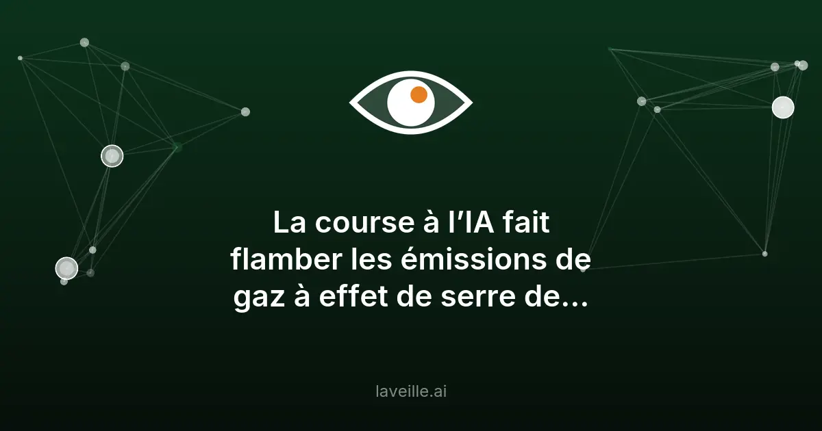 Google et Amazon : Augmentation des émissions de GES