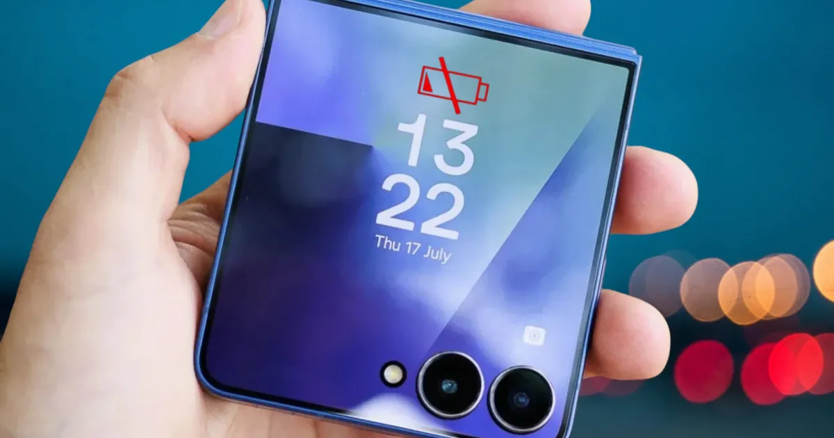 Samsung Galaxy Z Flip 8 : une recharge décevante à 25 W