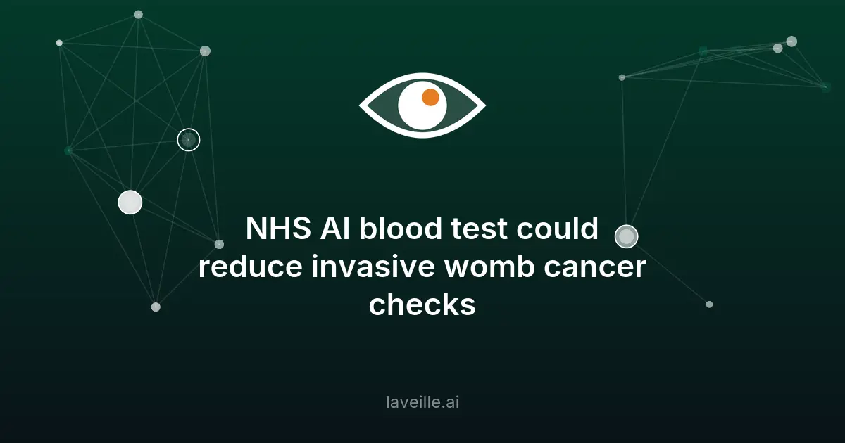 Test sanguin IA du NHS pour détecter le cancer de l'utérus