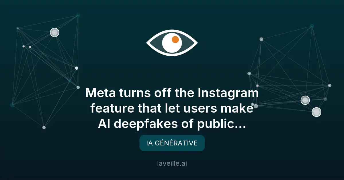 Meta retire les deepfakes IA sur Instagram après critiques
