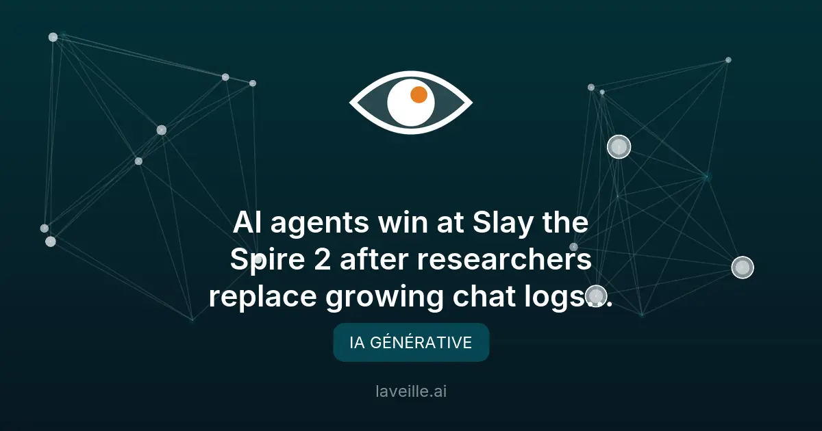 AgenticSTS double son taux de victoire avec mémoire structurée