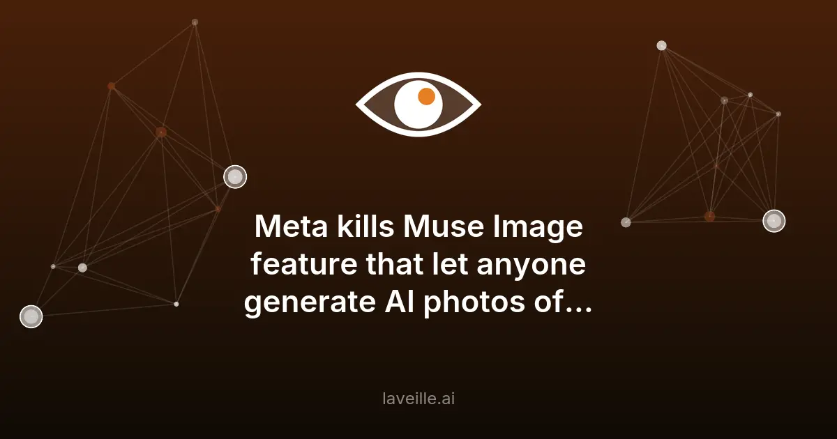 Meta retire Muse Image après controverse sur le consentement