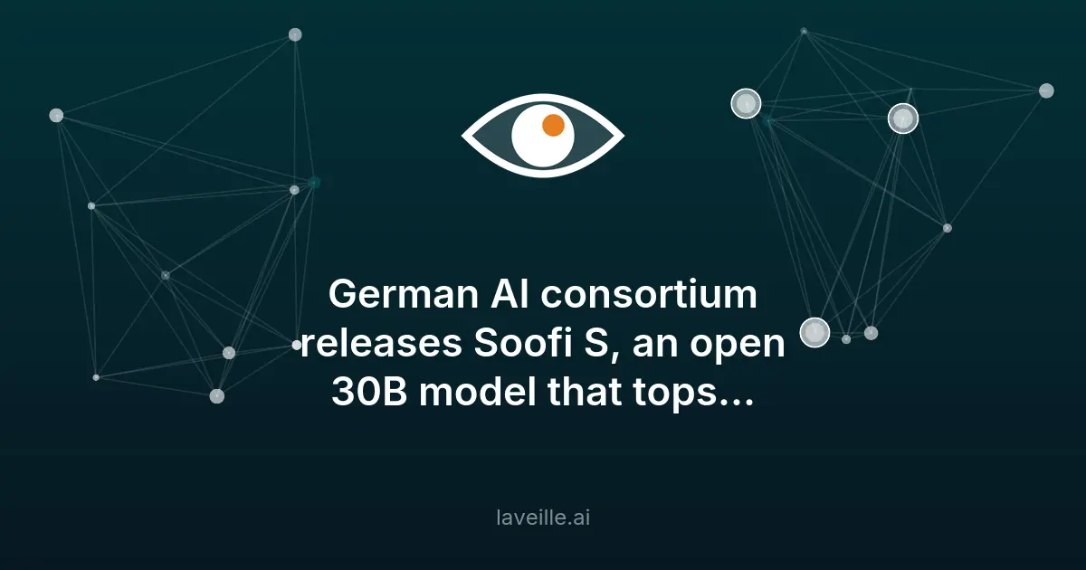 Soofi S 30B-A3B : un modèle IA open source leader en allemand et anglais
