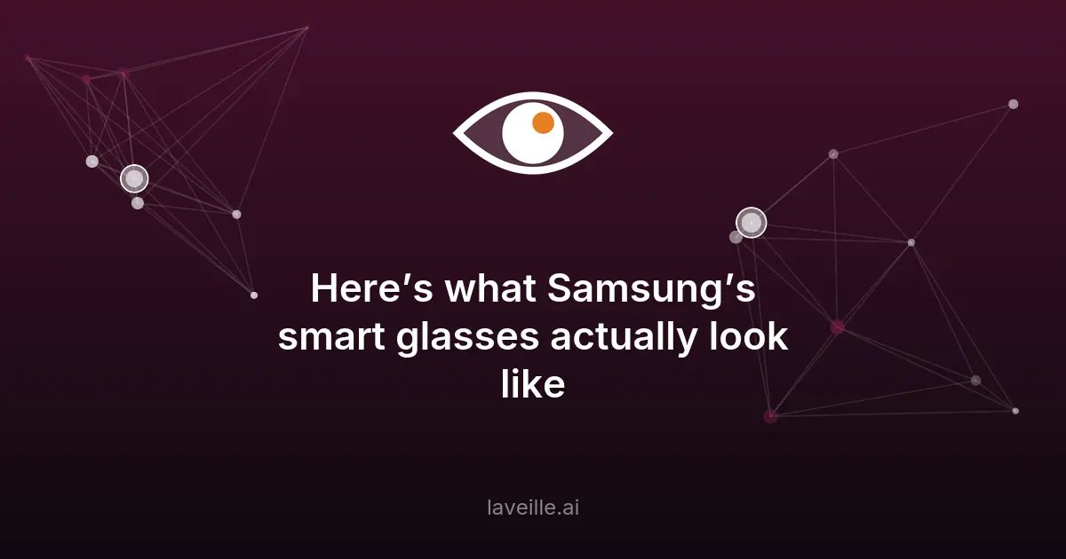 Samsung dévoile ses lunettes intelligentes