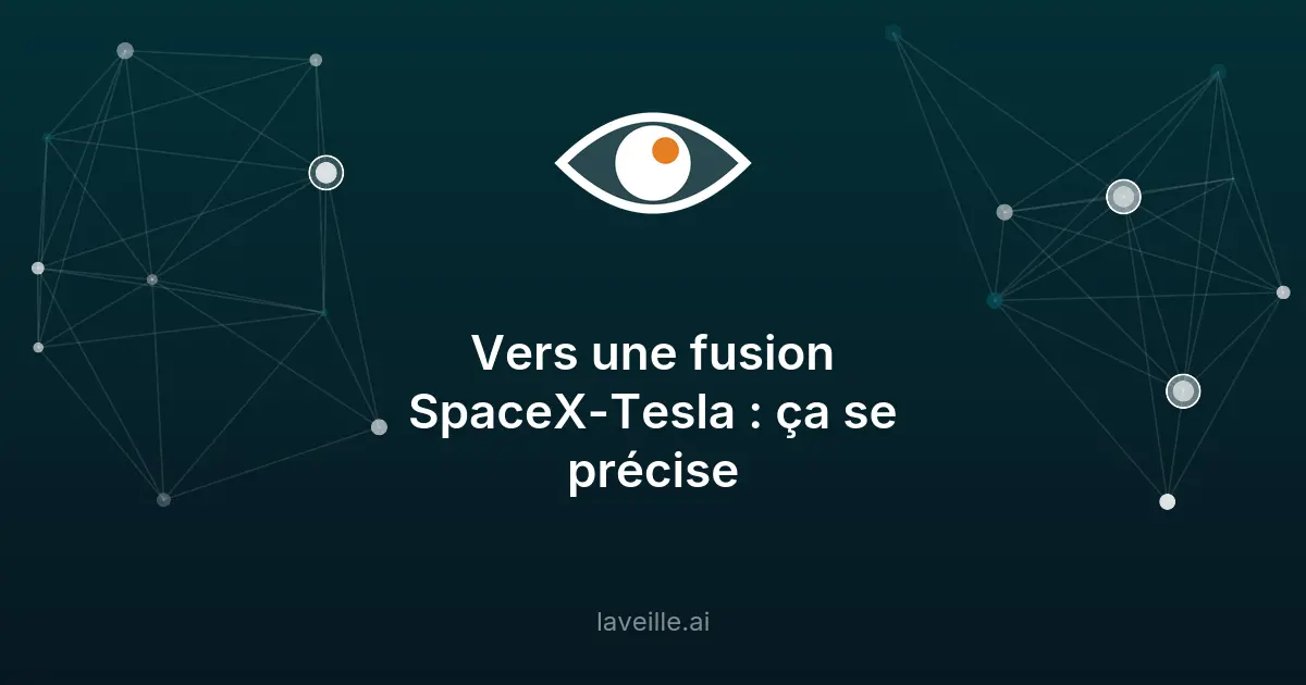 Fusion Tesla-SpaceX : Elon Musk ouvre la porte
