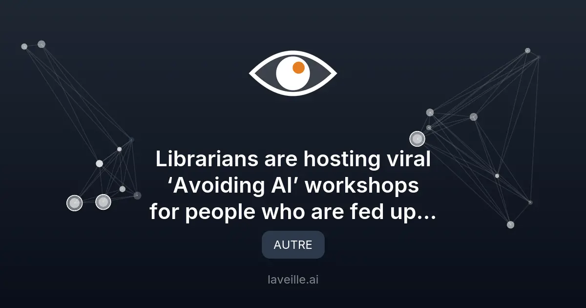Ateliers 'Avoiding AI' : Résister aux outils d'IA