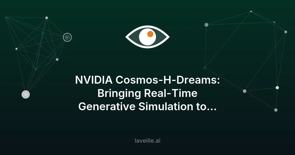 NVIDIA Cosmos-H-Dreams : simulateur génératif pour robotique chirurgicale