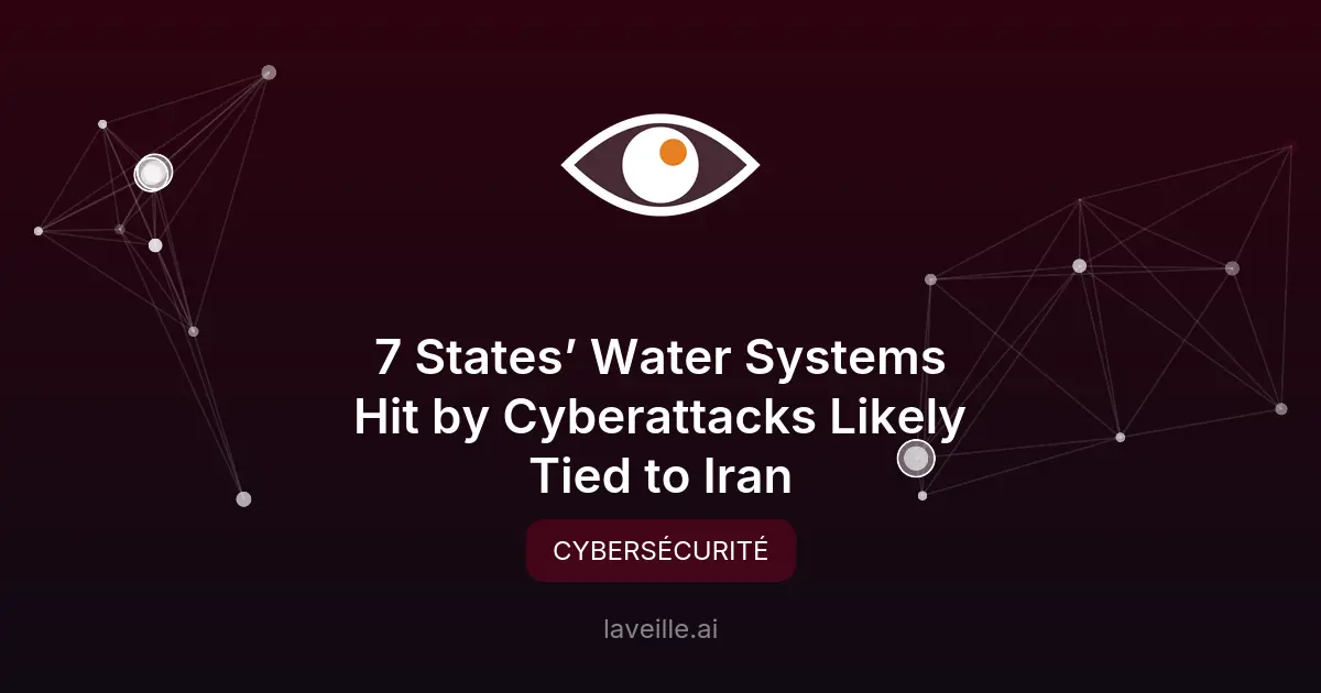 Cyberattaques iraniennes visant les systèmes d'eau aux États-Unis