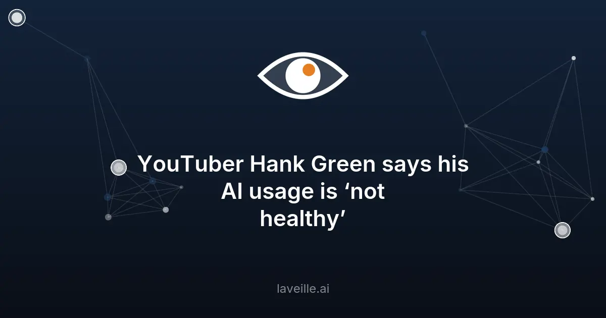 Hank Green s'excuse pour son usage excessif de ChatGPT