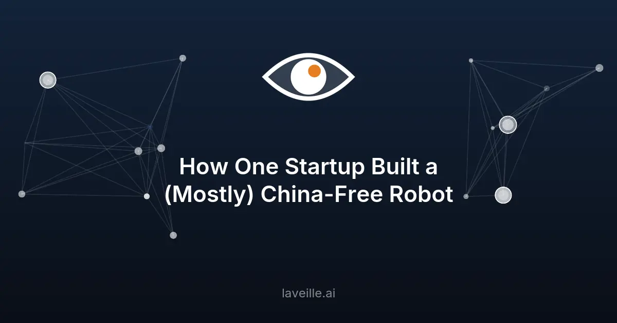 Ati Robotics : des robots presque sans pièces chinoises