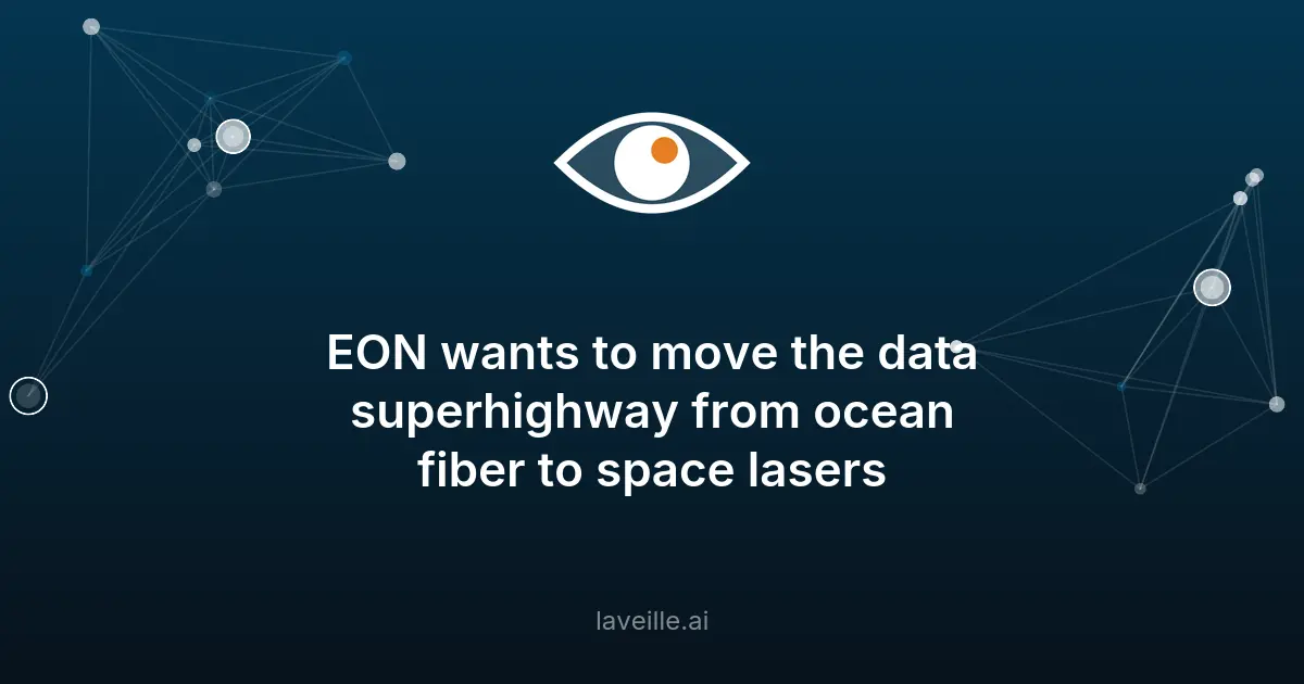 EON : des satellites laser pour remplacer les câbles sous-marins